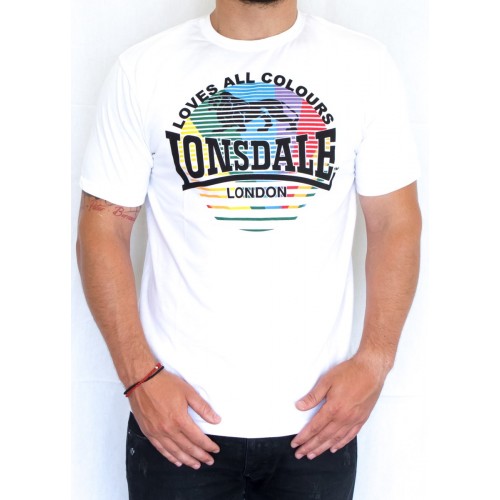 T-SHIRT LONSDALE LOVES ALL COLOURS